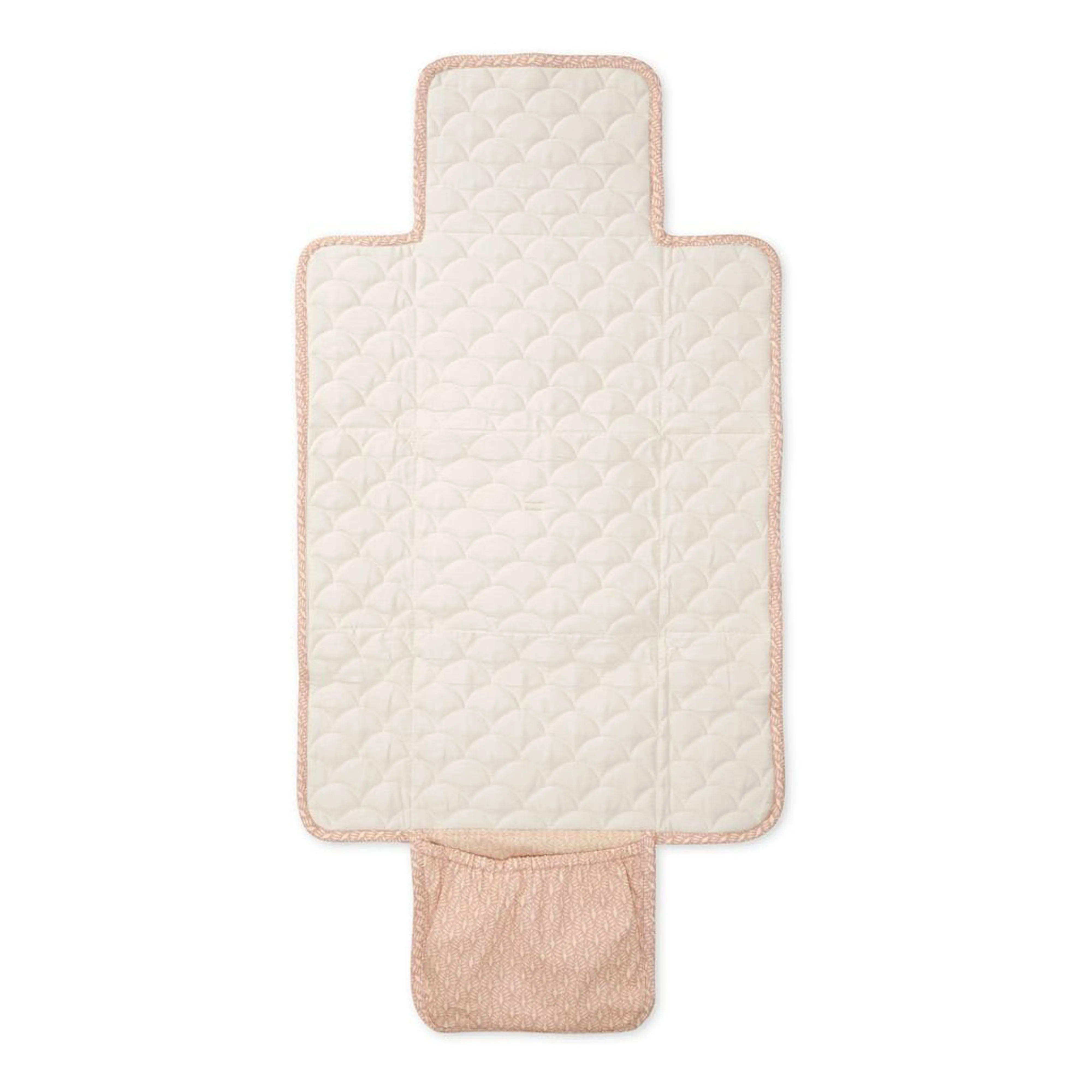 Cam Cam Copenhagen Changing Mat Quilted Peacock Old Rose