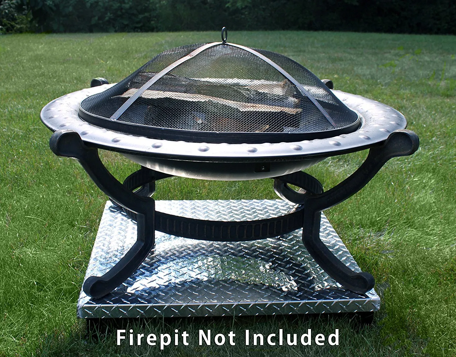 Deck Defender and Grass Guard - Fire Pit Heat Shield - New