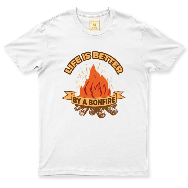 Drifit Shirt: By A Bonfire