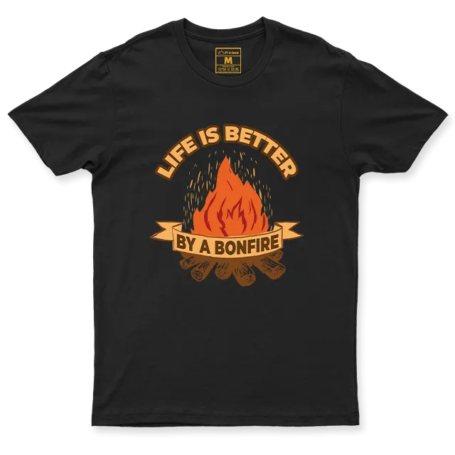 Drifit Shirt: By A Bonfire