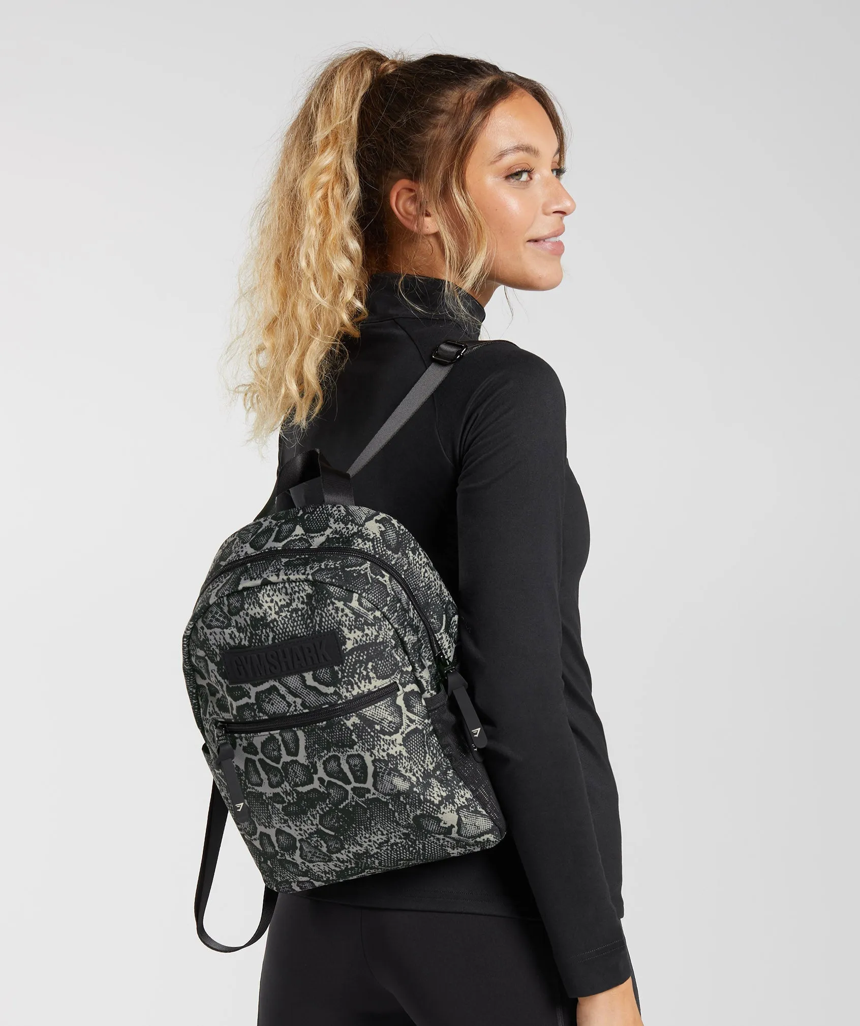 Gymshark Everyday Print Mini Backpack - Black Print