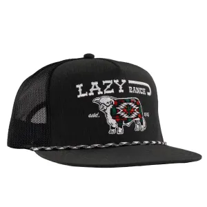 Lazy J  Ranch Heather Black Alpine Cap