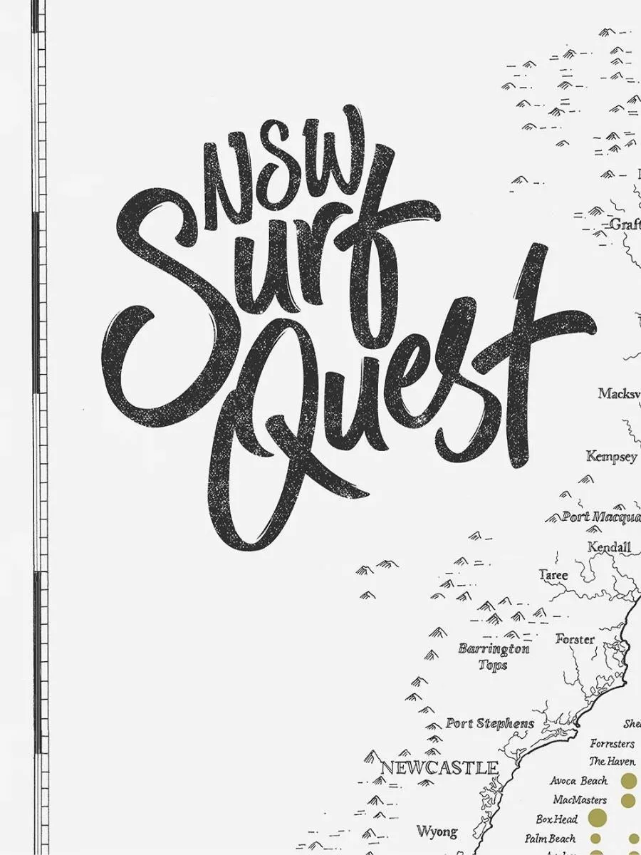NSW Surf Quest Map