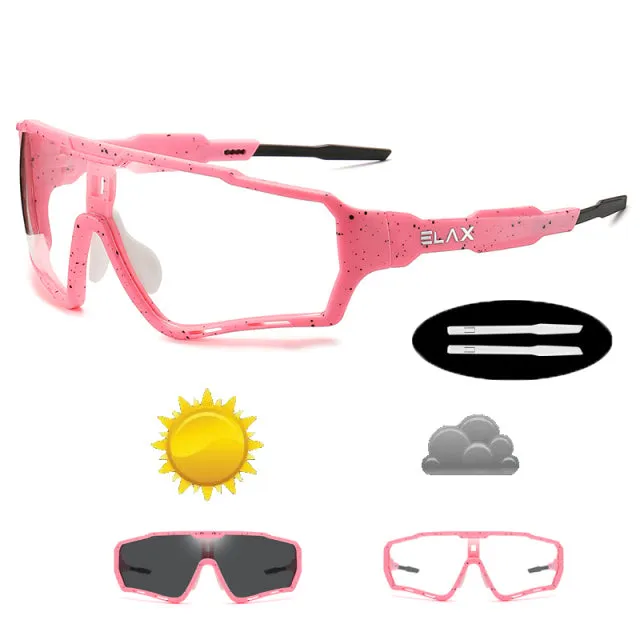 Photochromic Sunglasses Sports Bike Glasses Men Women Mtb Bicycle Eyewear