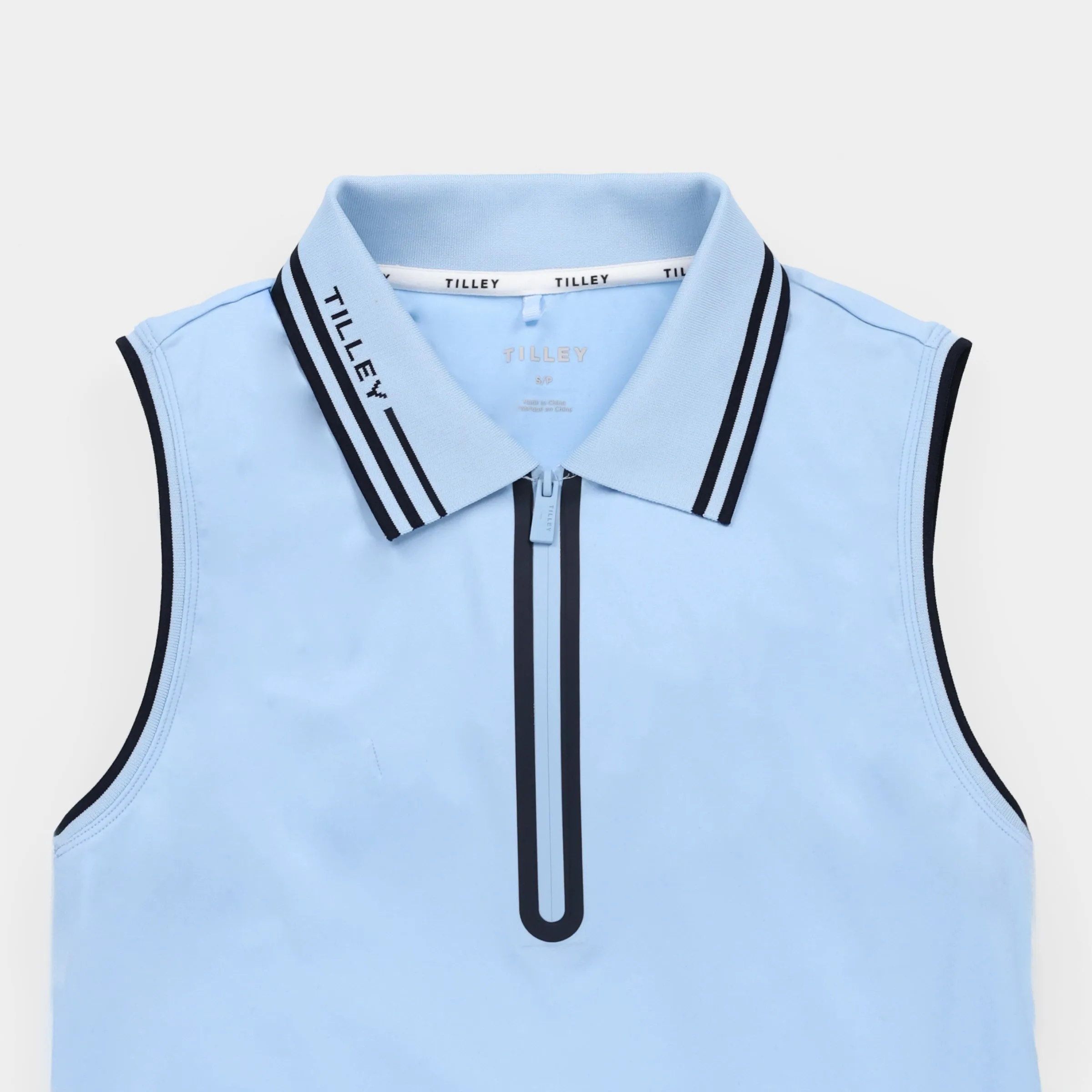 Tech Jersey Sleeveless Zip Polo