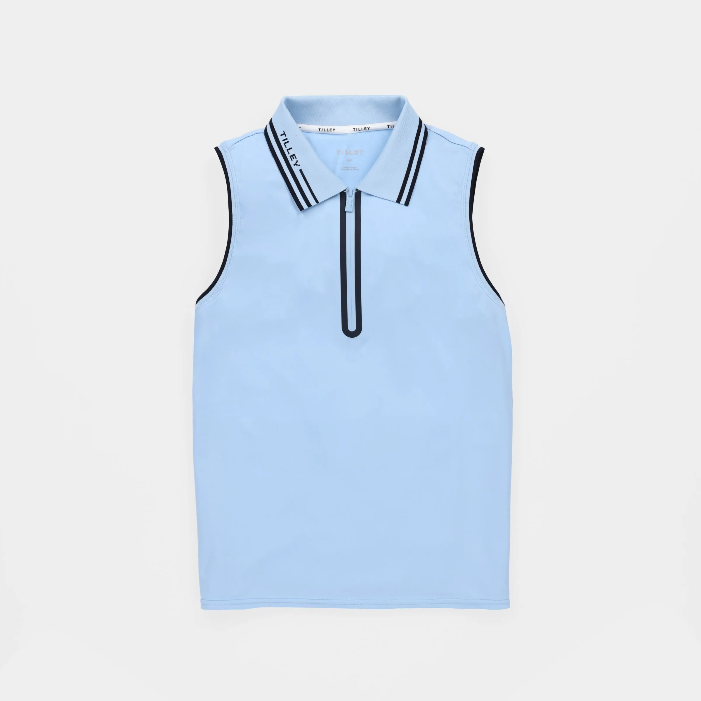Tech Jersey Sleeveless Zip Polo